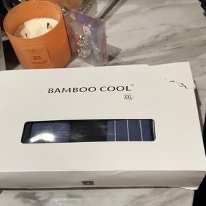 BAMBOO COOL XXL Black Buttoned Shorts